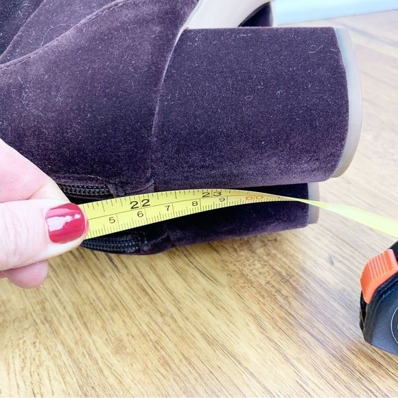 Coconuts by Matisse Brown Velvet OTK Thigh Boot 9 - Picture 9 of 12